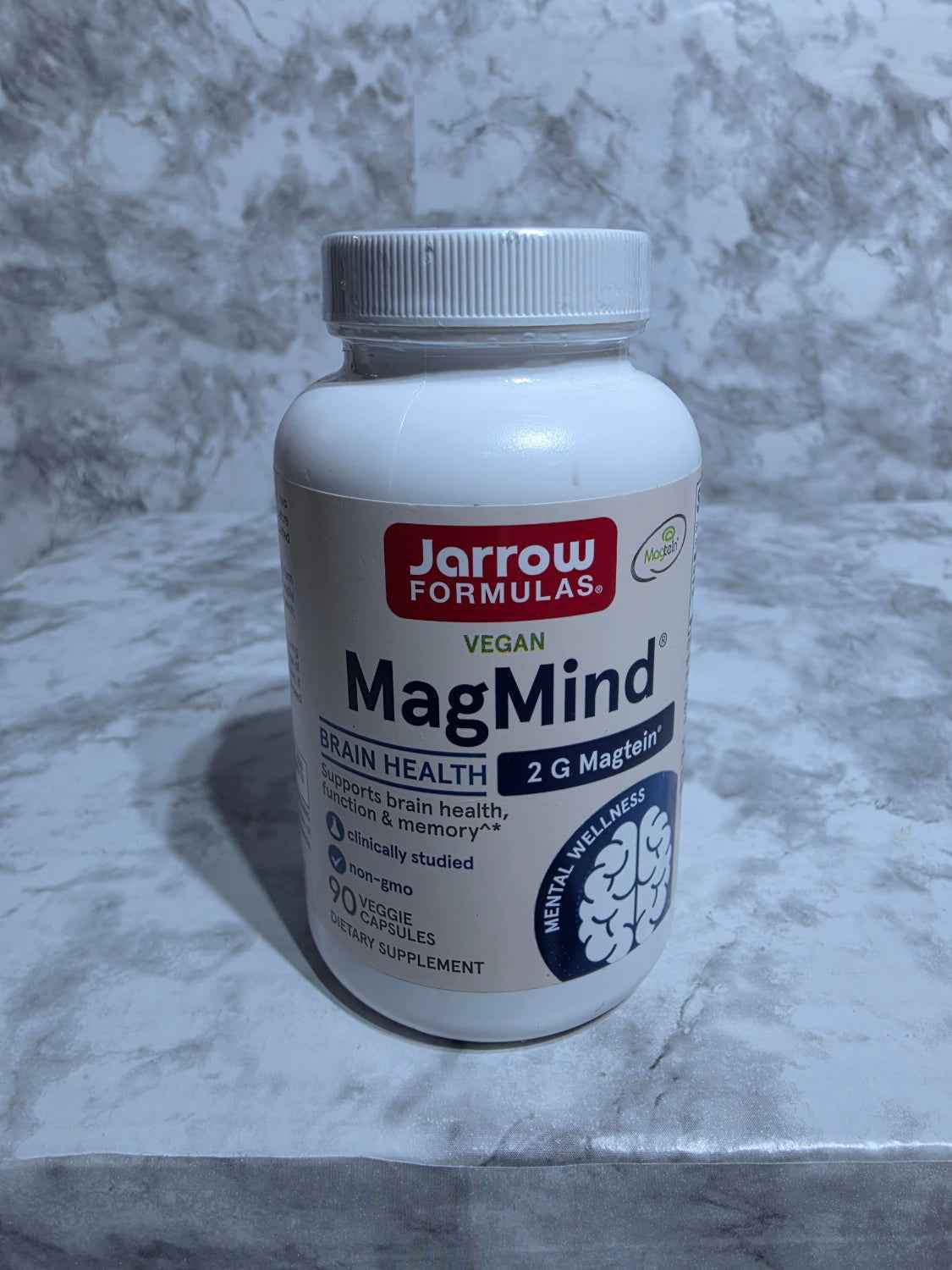 Jarrow Formulas MagMind (Magnesium L-Threonate), 90 Veggie Capsules