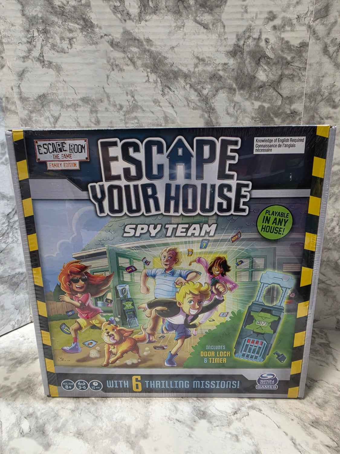 Escape Your House: Spy Team Edition Board Game – New In Box