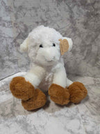 Animal Adventure White Lamb Plush with Adoption Certificate