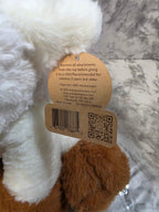 Animal Adventure White Lamb Plush with Adoption Certificate