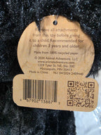 Animal Adventure Black Puppy Plush Toy w/ Adoption Certificate