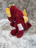Ebba Red Dragon Plush Toy with Adoption Certificate - New