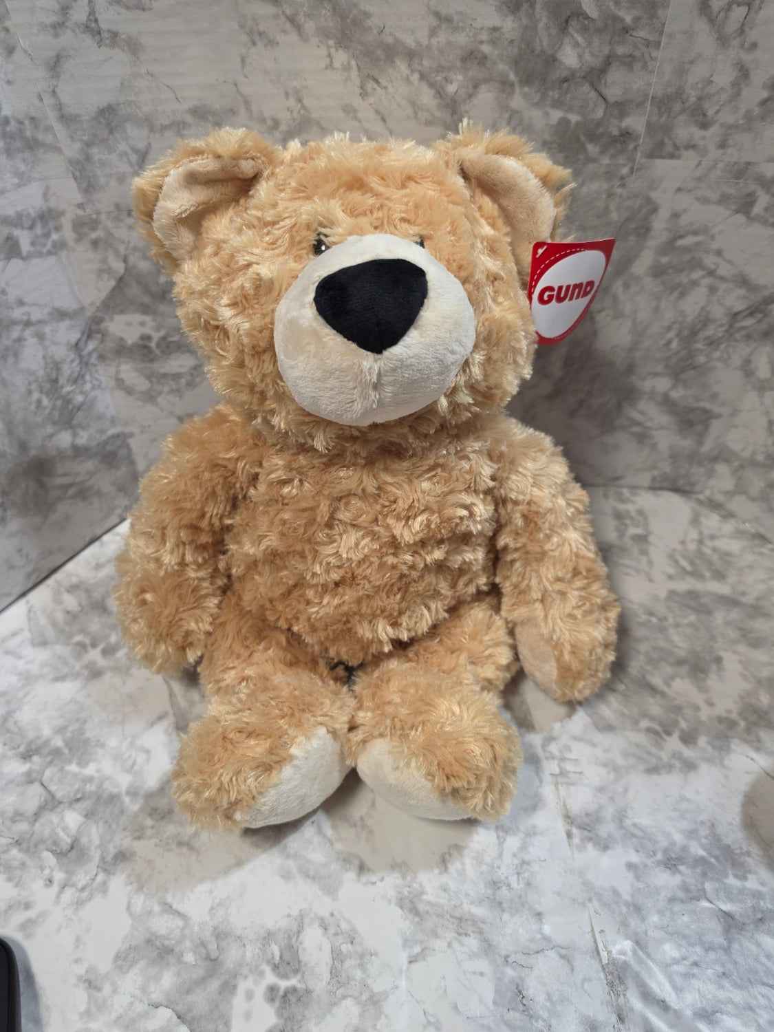GUND Philbin Teddy Bear 12" - Beige Plush w/ Adoption Certificate