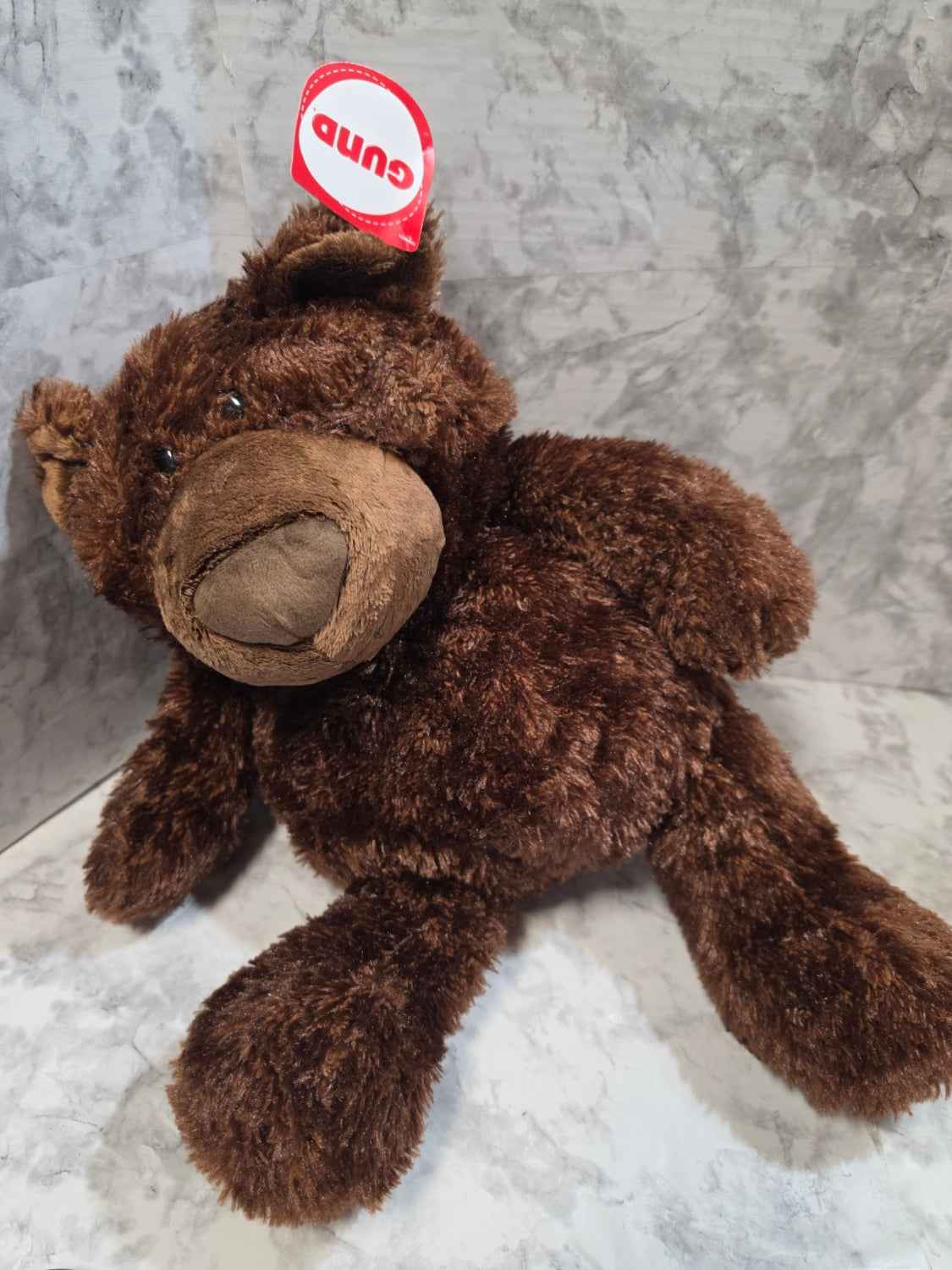 GUND Philbin Teddy Bear 12" - Chocolate Brown w/ Adoption Certificate