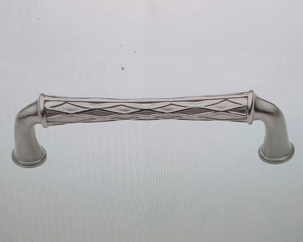 Baldwin 4" CTC Couture Cabinet Pull - Satin Nickel Finish (Estate Collection)