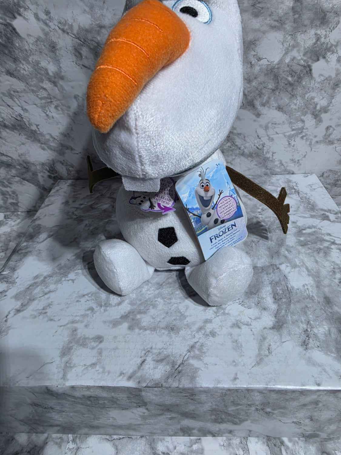 Disney Frozen "Laugh, Shake & Shimmy" Olaf Interactive Plush (New With Tags)