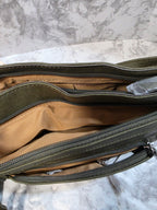 MultiSac Summerville East West Crossbody Bag - Olive Green (New with Tags)