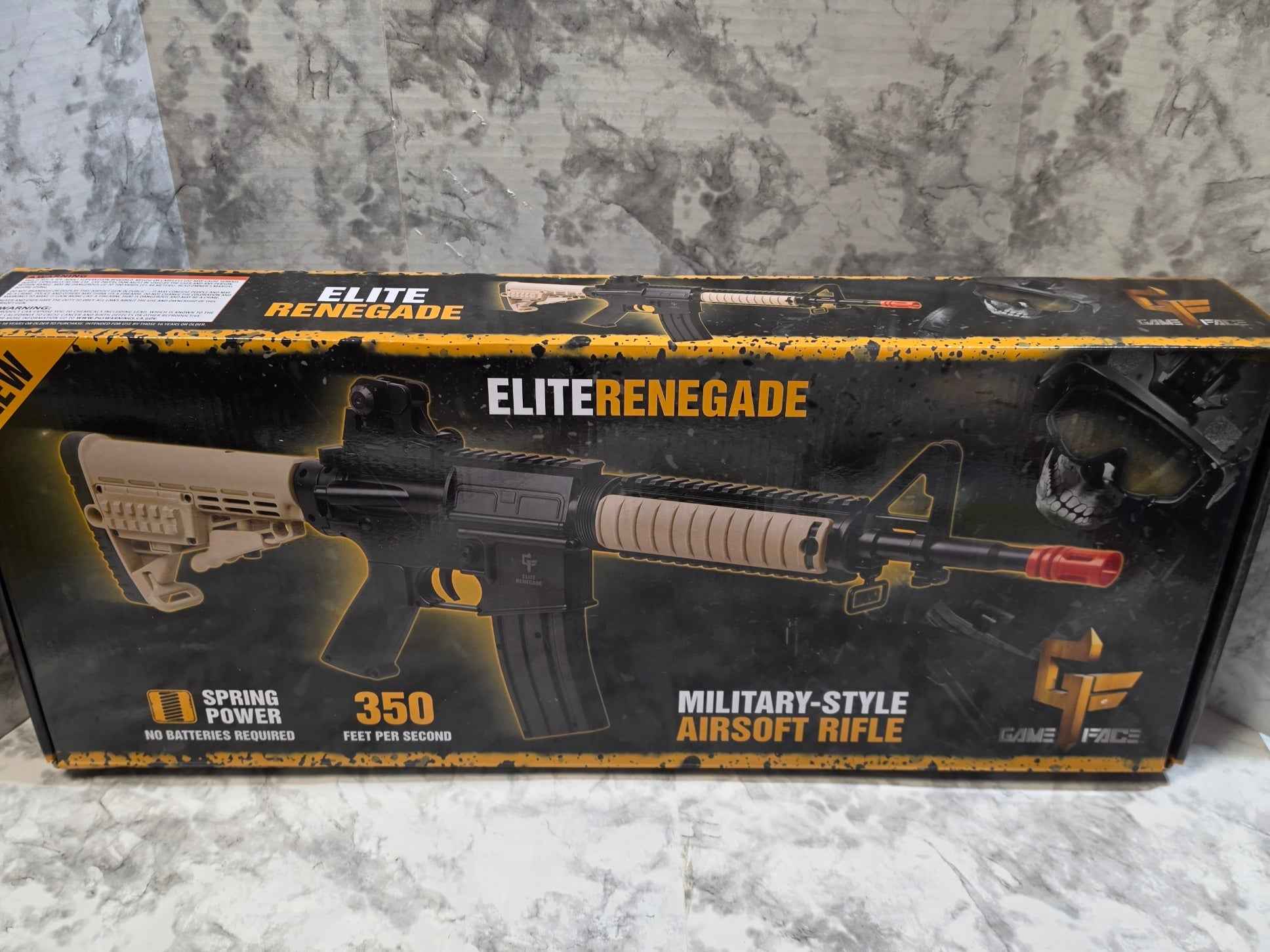 Game Face Elite Renegade Spring-Powered Airsoft Rifle - Model GFR37