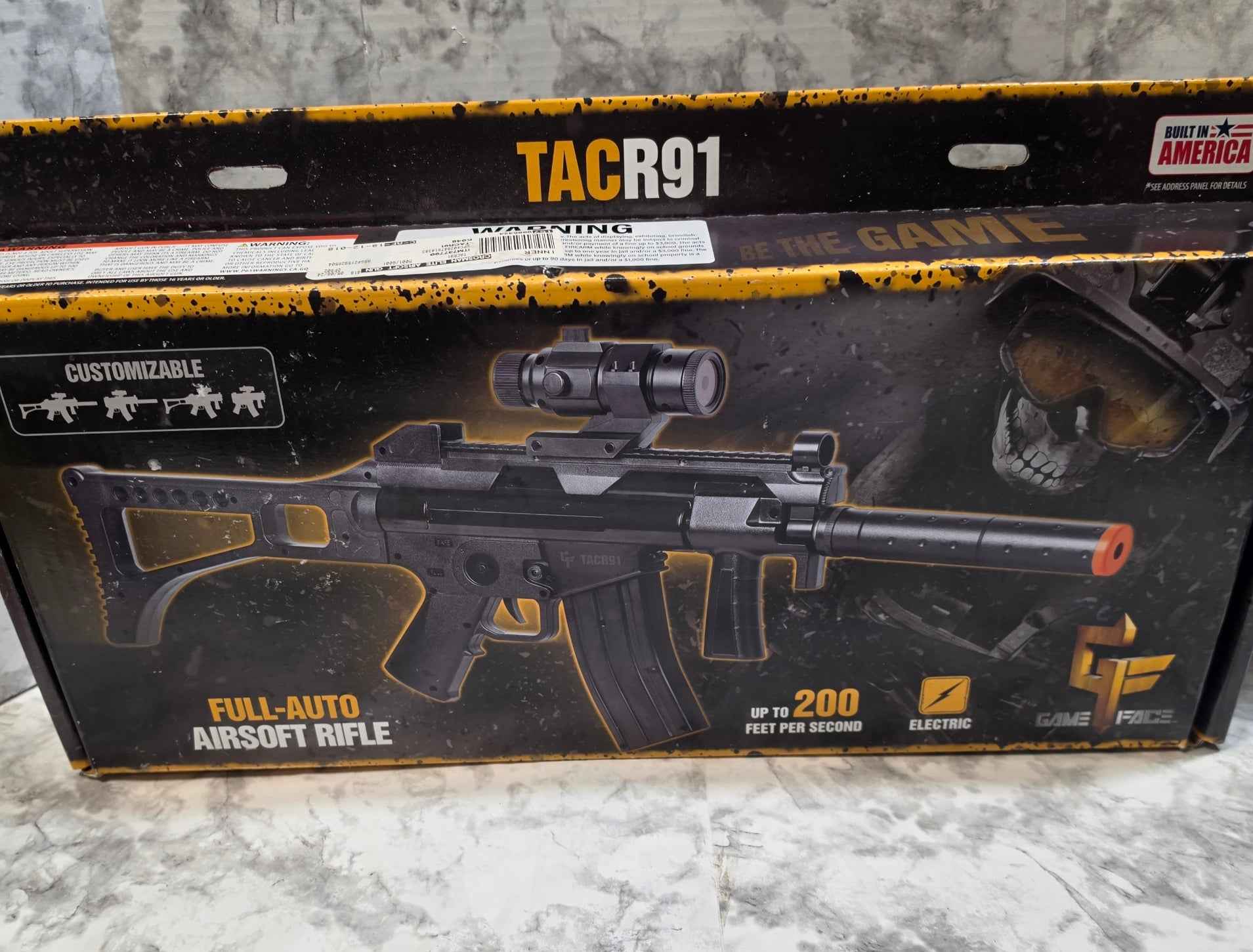 Game Face TACR91 Full-Auto Electric Airsoft Rifle - New