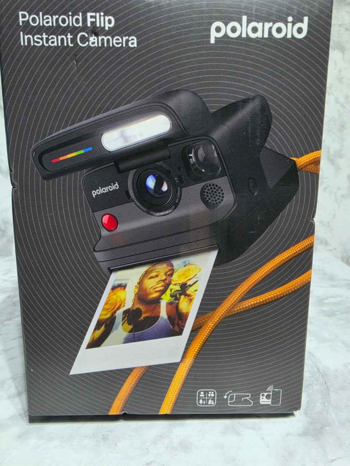 Polaroid Flip Instant Camera - Black (New in Box)
