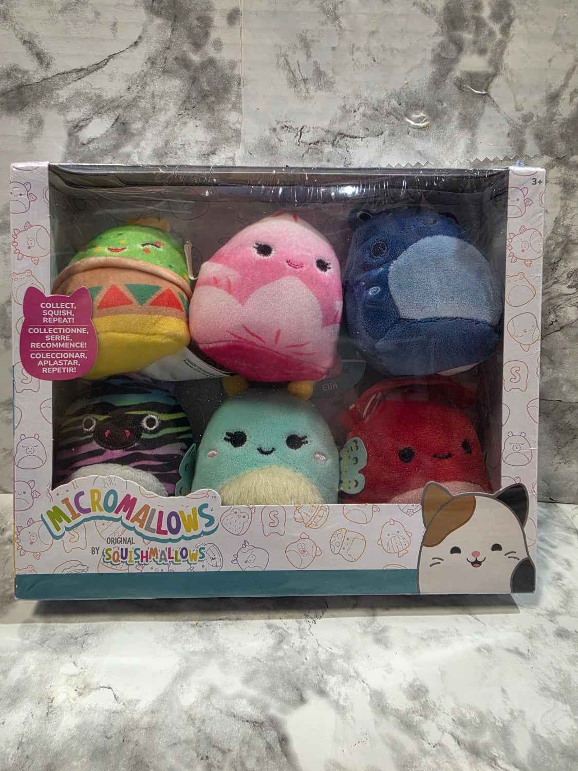 Squishmallows Micromallows 6-Pack Plush Toy Gift Set - Series 2
