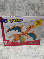 MEGA Pokémon Charizard Building Set — 222 Pieces with Poké Ball Pin (NIB)