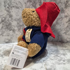 Eden Toys Classic Paddington Bear Plush - Blue Duffle Coat & Red Hat, 9" (NWT)