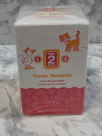 Jafra Tender Moments toddler cologne packaging on a marble surface