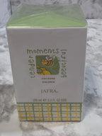 Box of Jafra cologne on a marble surface
