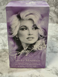 Product packaging with a face on a marble surface