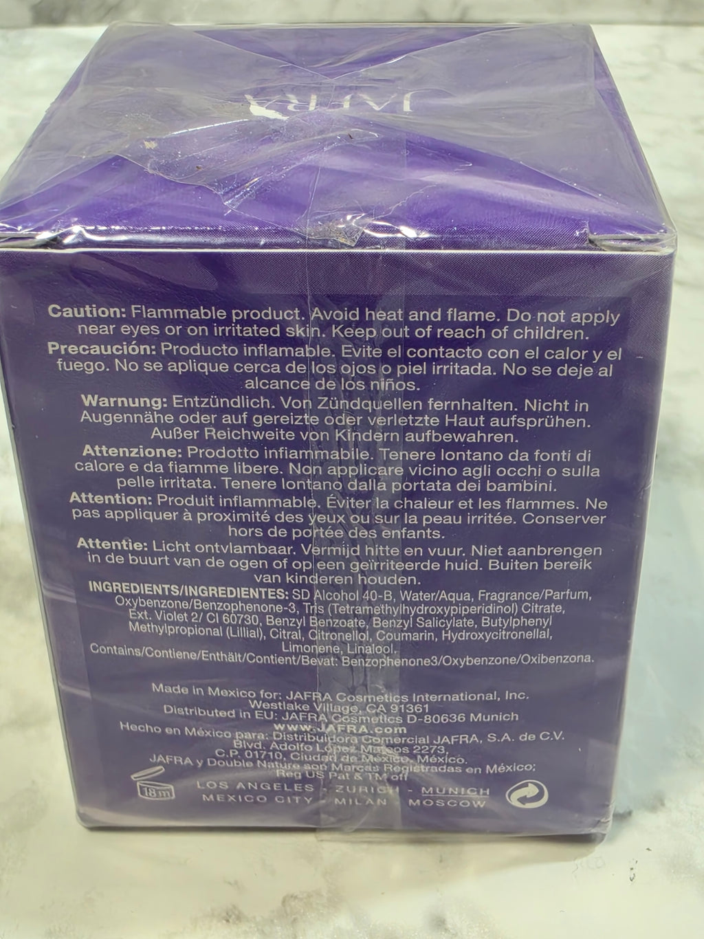 JAFRA Double Nature Wild Eau de Toilette Spray - 1.7 fl. oz. (New in Box)