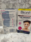 Actual stocked Bioré Original two-box bundle, 20 nose strips total, showing front and rear panels and retail-box wear.