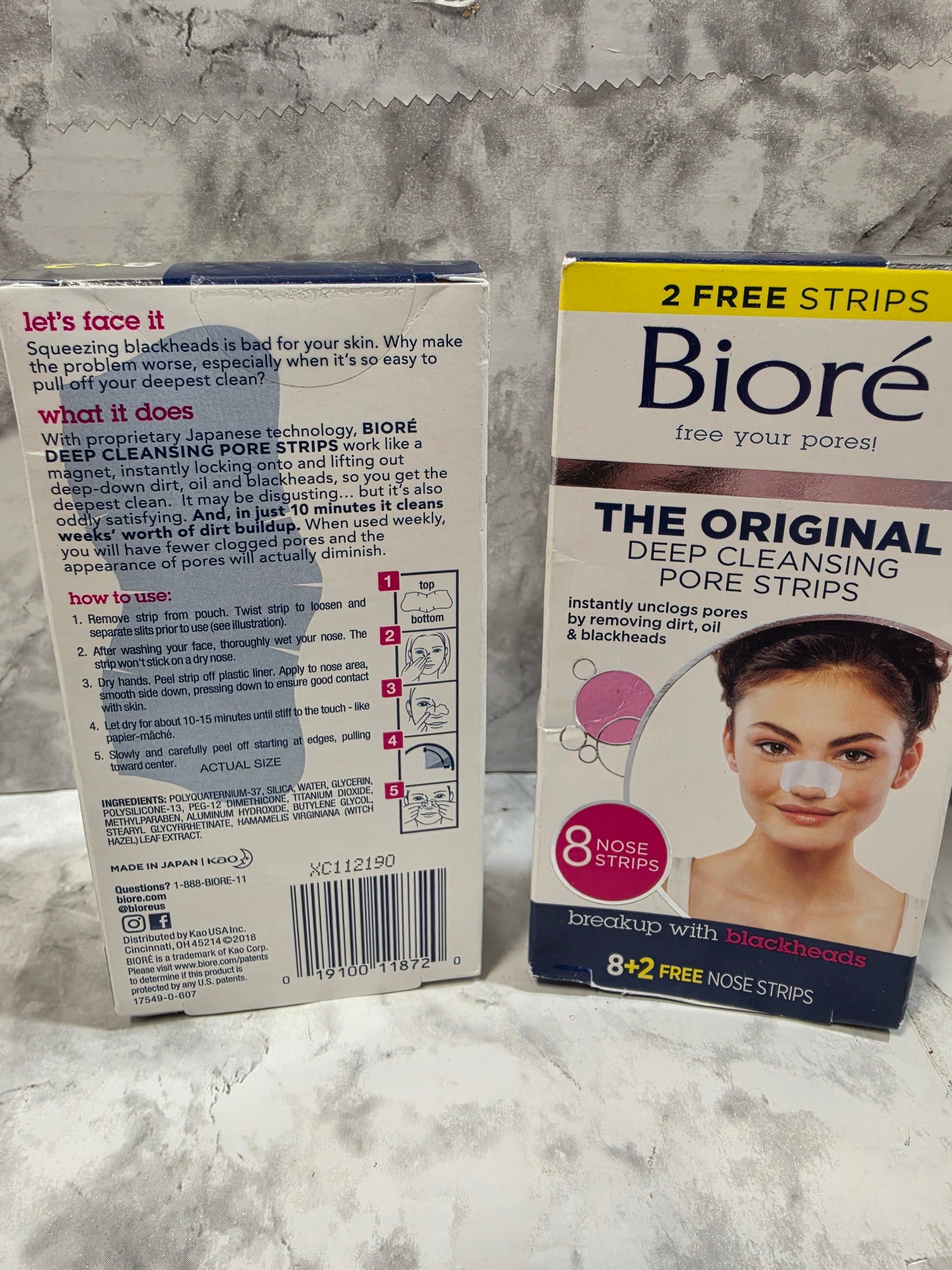 Bioré The Original Deep Cleansing Pore Strips - 20 Nose Strips (2-Pack Bundle)