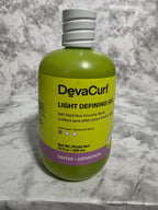 DevaCurl Light Defining Gel soft-hold styler, 12 fl oz green bottle