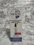Nioxin hair treatment box on a marble surface