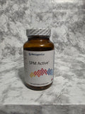 Bottle of SPME Active supplement on a marble surface
