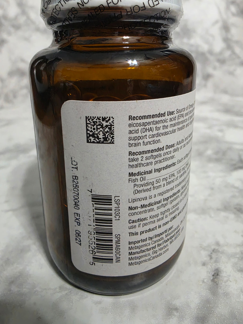 Metagenics SPM Active® - Specialized Pro-Resolving Mediators - 60 Softgels (Exp 06/2027)