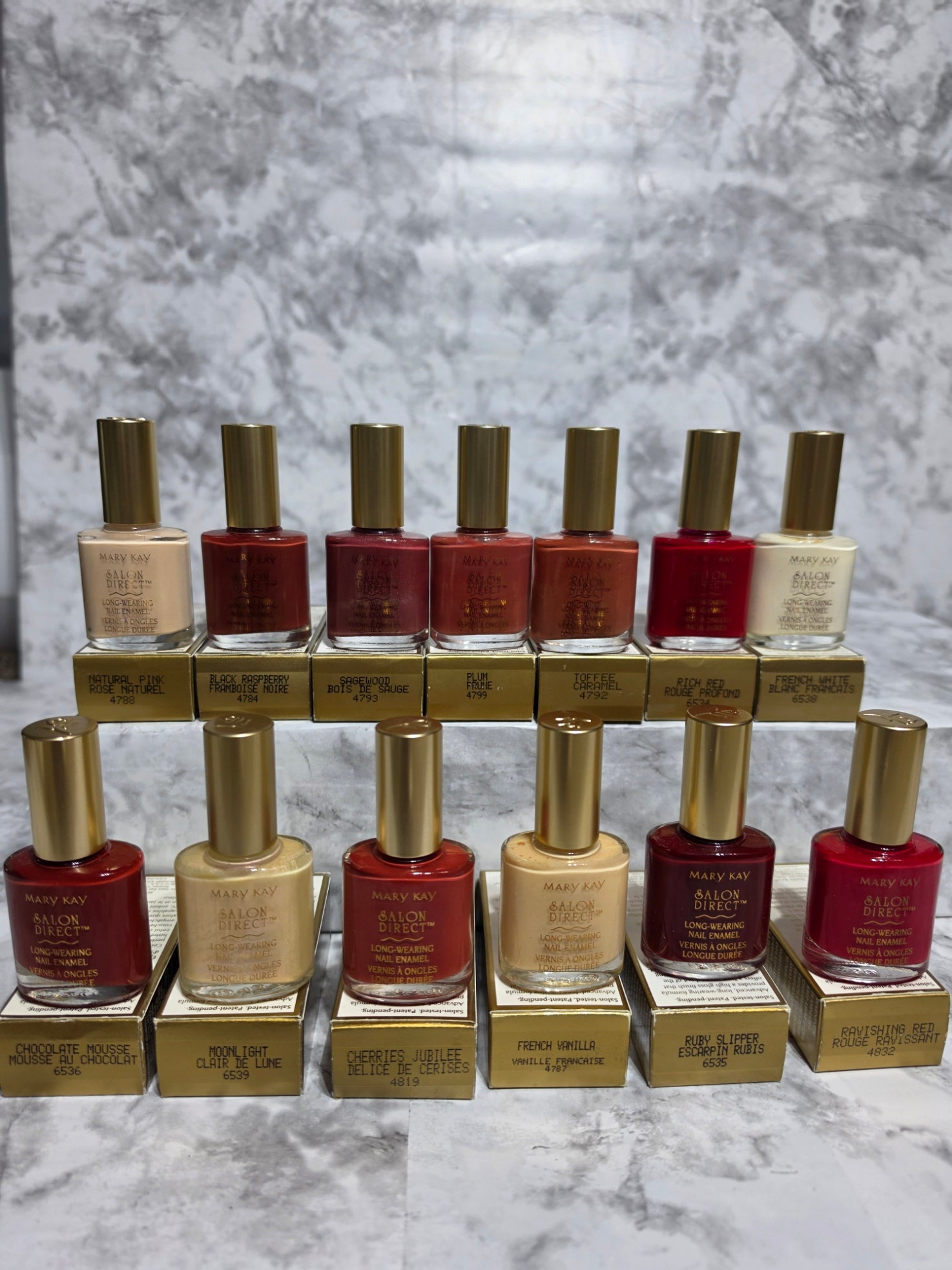Mary Kay Salon Direct Long-Wearing Nail Enamel (Vintage & Discontinued Shades)