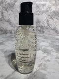 Bottle of Mary Kay TimeWise gel facial on a marble surface