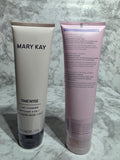 Two Mary Kay TimeWise skincare products on a marble surface