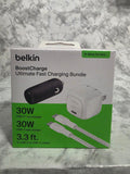 Belkin charging bundle box on a marble surface