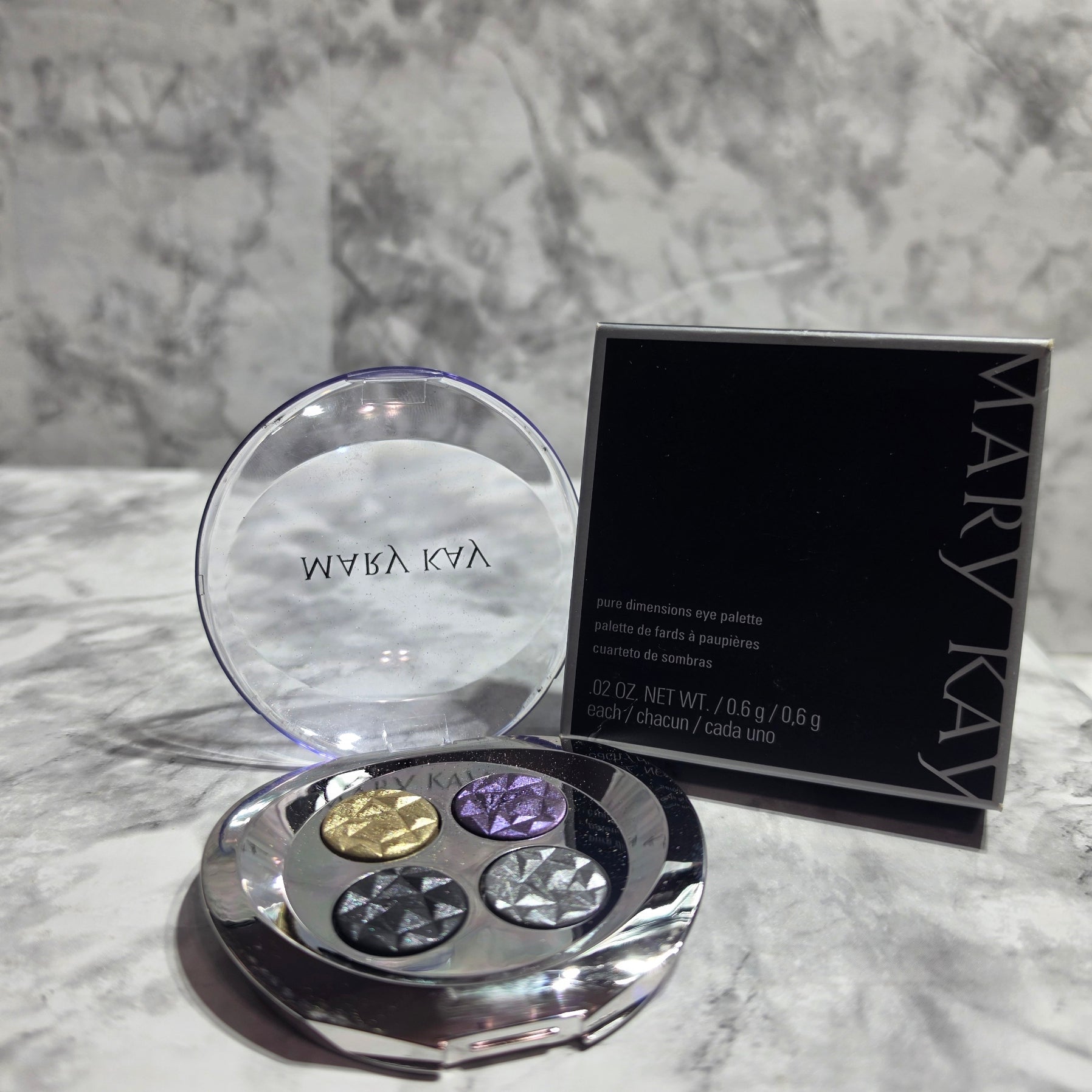 Mary Kay Pure Dimensions Eye Palette – Baked Eyeshadow Quad (New Without Box)