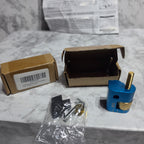 Kreg KMS7215 Precision Micro-Adjuster – blue anodized aluminum body with brass thumb wheel, T-bolt, T-knob, and instruction sheet – New in Box – More4less Outlet