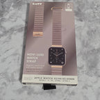 LAUT Novi Luxe Watch Strap for Apple Watch 42/44/45/49mm Beige – real product box photo