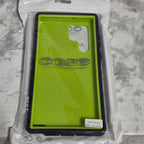 Rugged two-tone neon green and black protective case for Samsung Galaxy S22 Ultra – new in original clear retail packaging