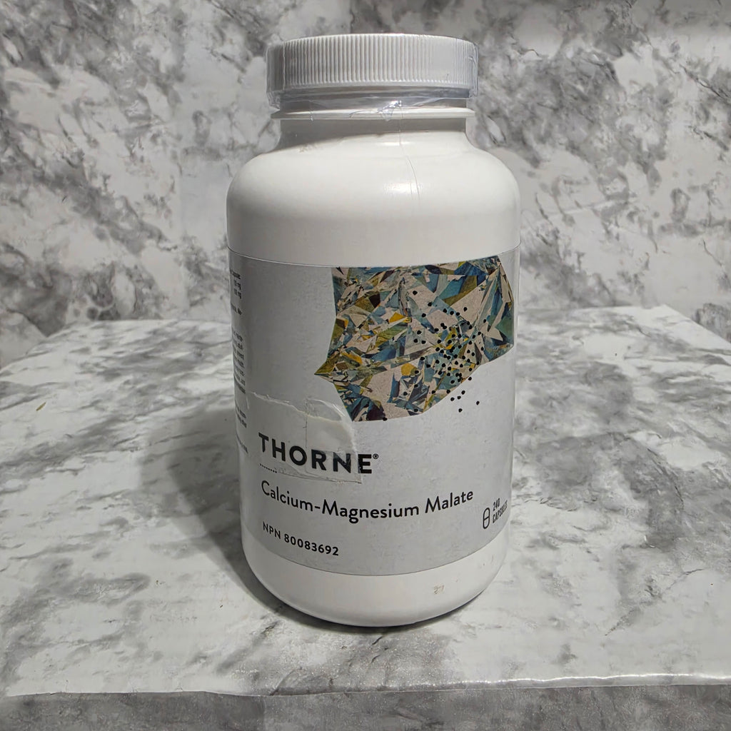 Thorne Calcium-Magnesium Malate 240 Capsules – real product photo, new and sealed