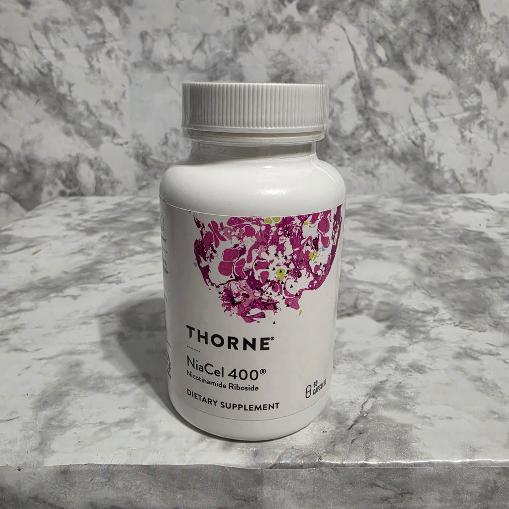 Thorne NiaCel 400 Nicotinamide Riboside 60 Capsules - real product photo