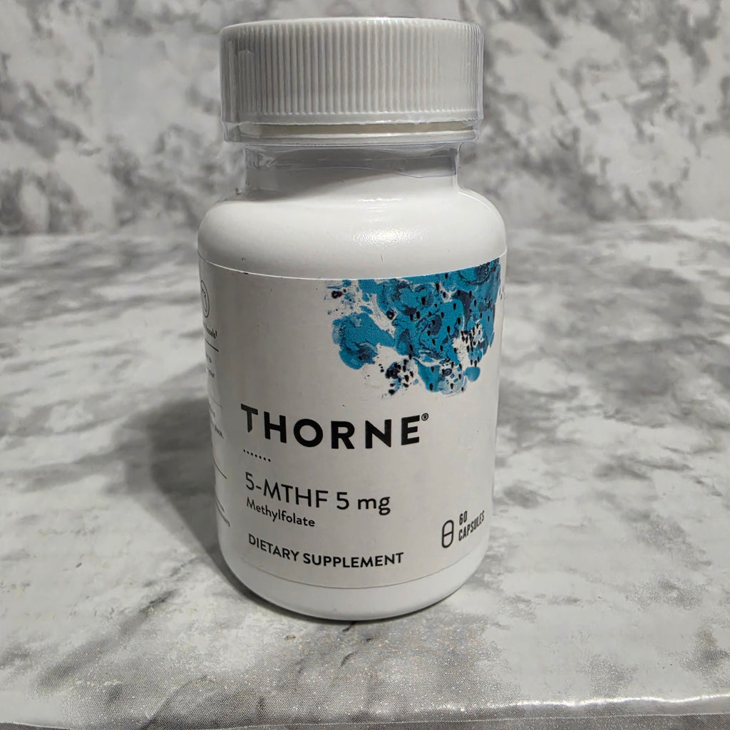 Thorne 5-MTHF 5 mg Methylfolate 60 Capsules - real product photo
