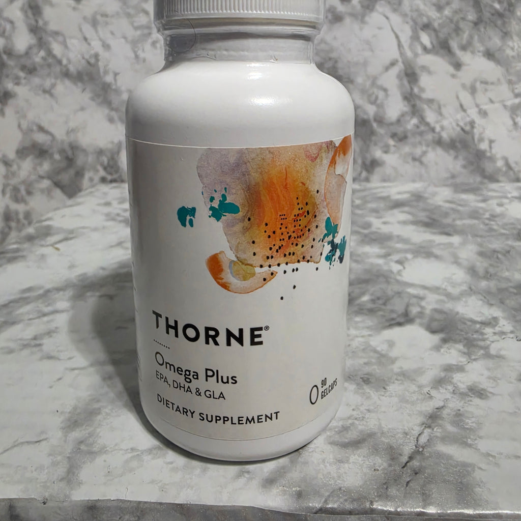 Thorne Omega Plus EPA DHA GLA 90 Gelcaps - real product photo