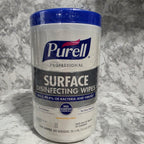 Purell Professional Surface Disinfecting Wipes 110 Count canister - sealed with shrink wrap