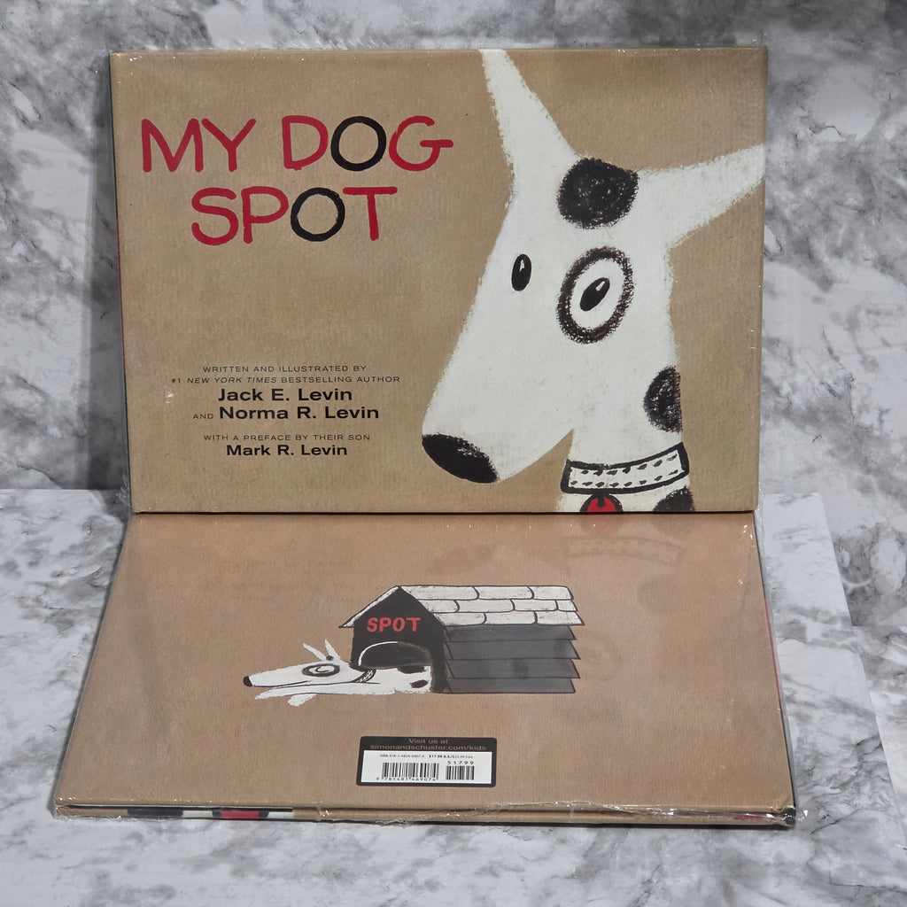 My Dog Spot hardcover children's book by Jack E. Levin and Norma R. Levin - front and back cover sealed in original shrink wrap