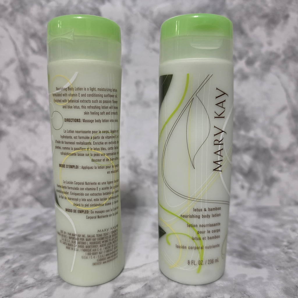 Mary Kay Lotus & Bamboo Nourishing Body Lotion 8 fl oz – Brand New Factory Sealed