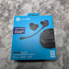 JLab WorkBuds True Wireless Earbuds with Detachable Boom Mic - new in box, black