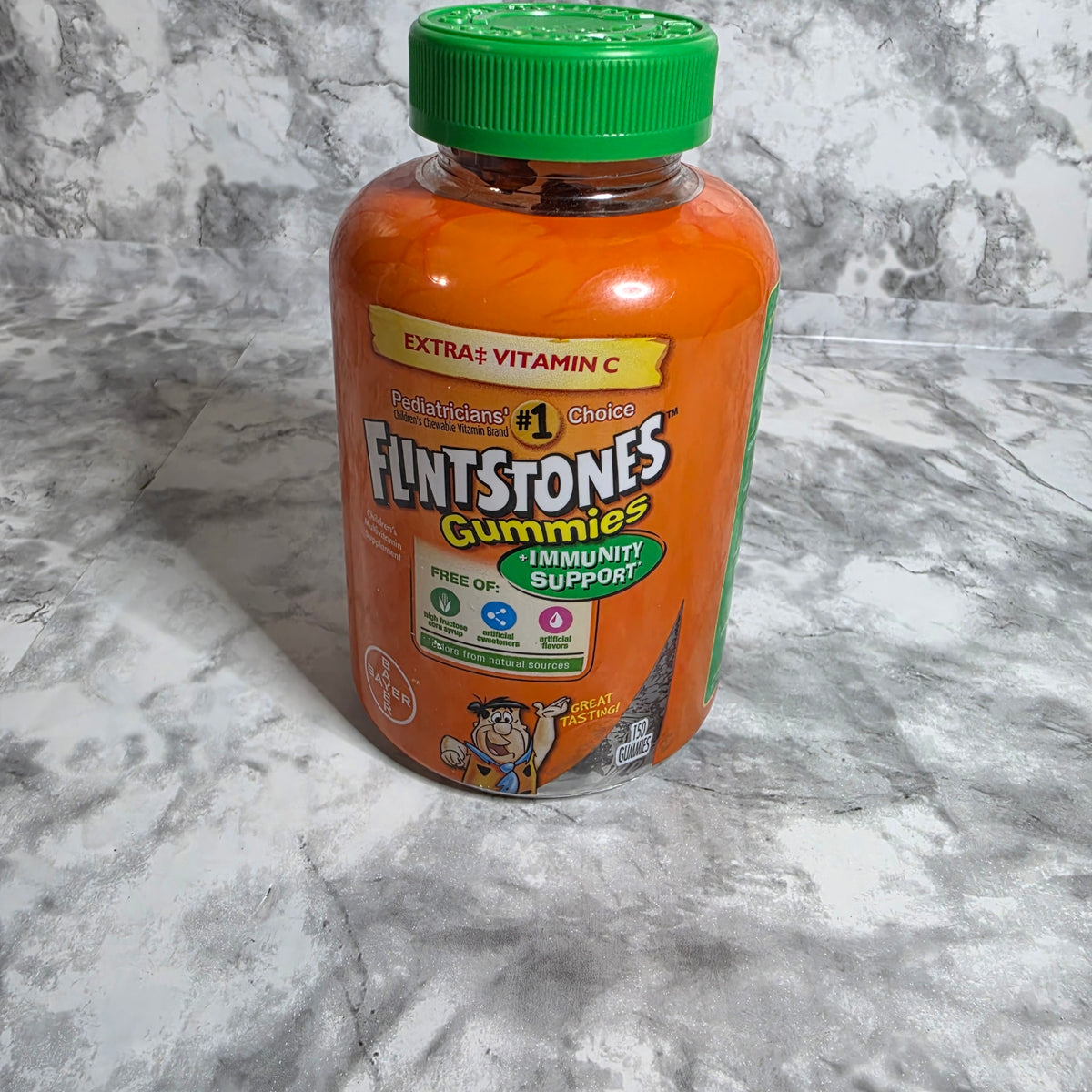 Flintstones Gummies Plus Immunity Support 150-count bottle, front view