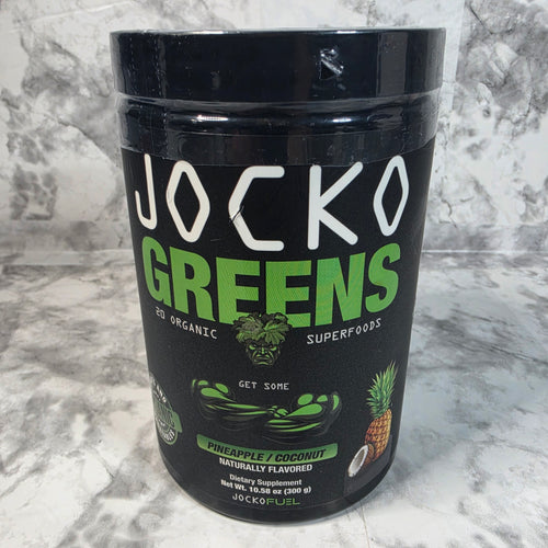 Actual stocked Jocko Fuel Jocko Greens Pineapple Coconut 300g canister sealed