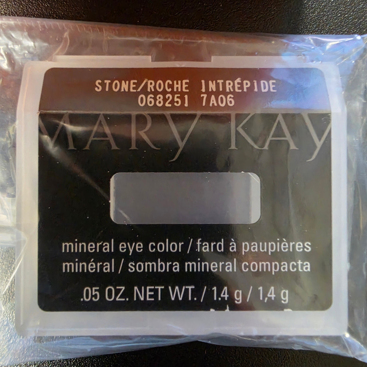 Mary Kay Mineral Eye Color Stone refill in its bagged protective case