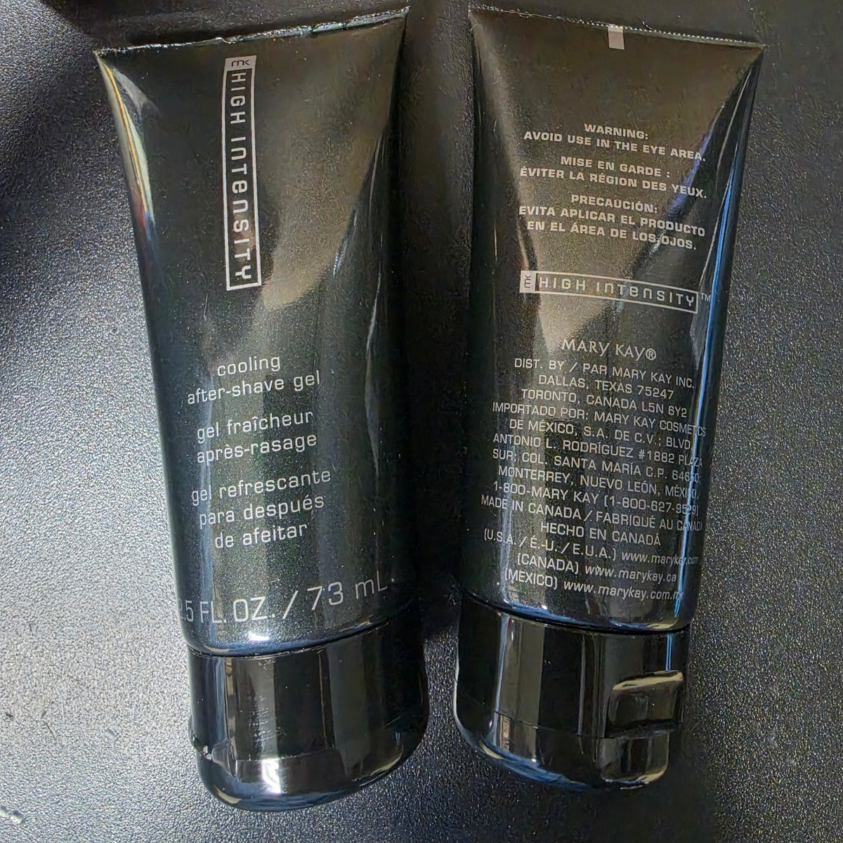 Actual stocked Mary Kay MK High Intensity Cooling After-Shave Gel tubes