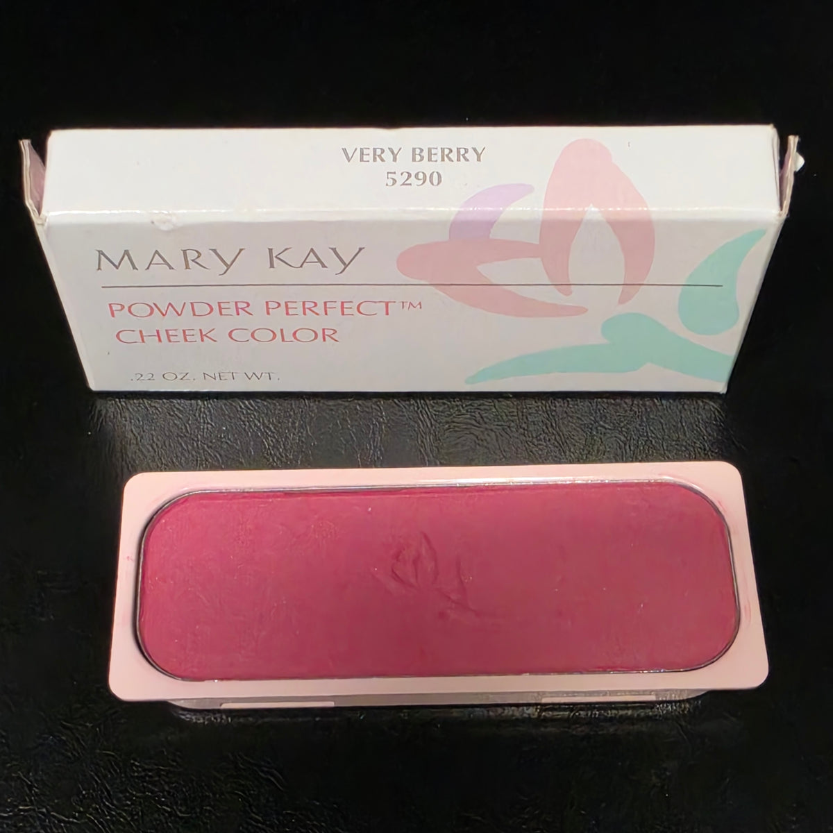 Mary Kay Powder Perfect Very Berry 5290 blush refill with its packaging