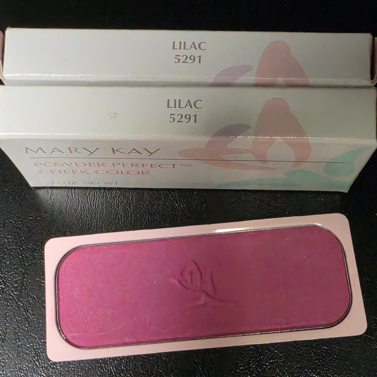 Mary Kay Powder Perfect Lilac 5291 blush refill with its packaging