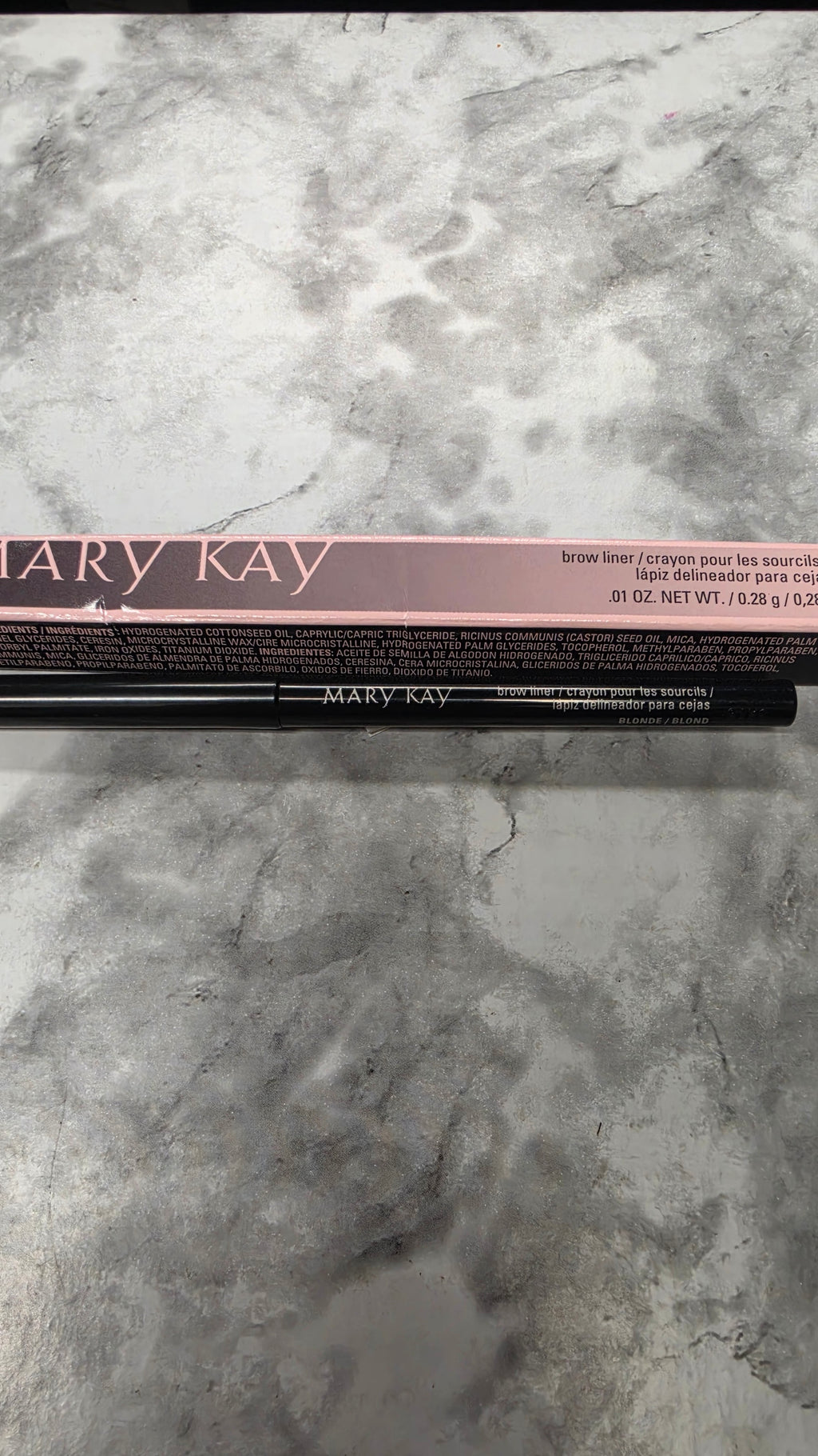Actual stocked Mary Kay Brow Liner Blonde 029396 mechanical pencil and box